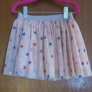 Star Patterned Tulle Skirt